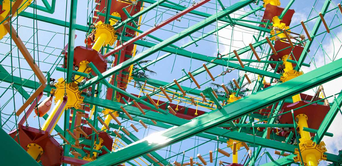 The Tallest Ropes Course and Zip Line at Moody Gardens Galveston