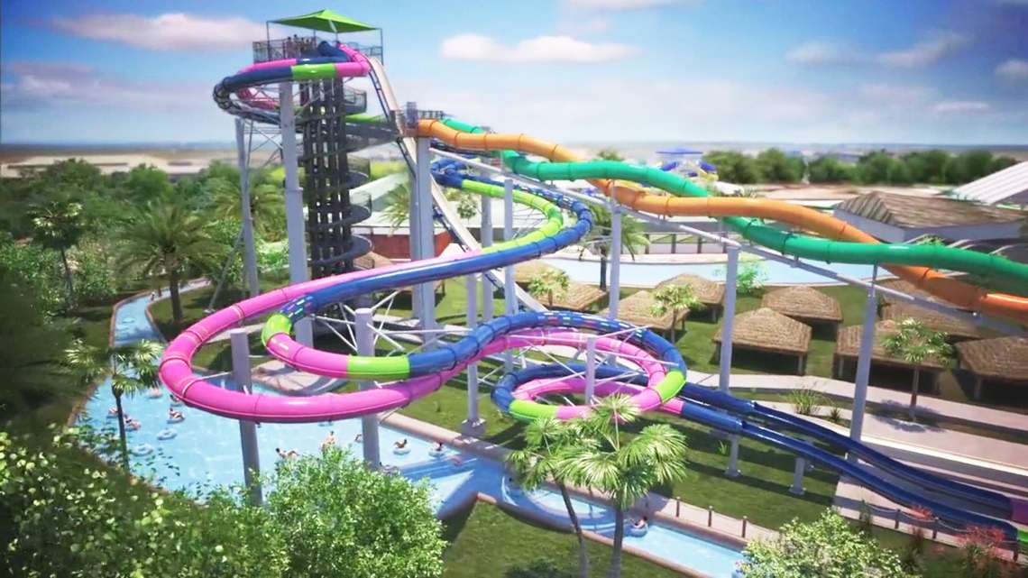 Schlitterbahn Waterparks Thrilling Infinity Racers Slides